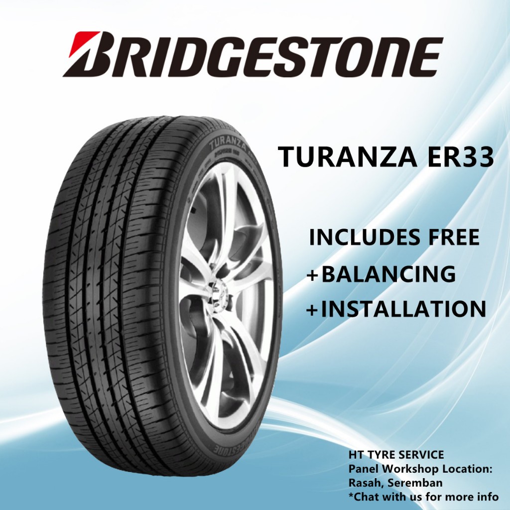 BRIDGESTONE TURANZA ER33 16 TAYAR TYRE TIRE (FREE INSTALLATION ...