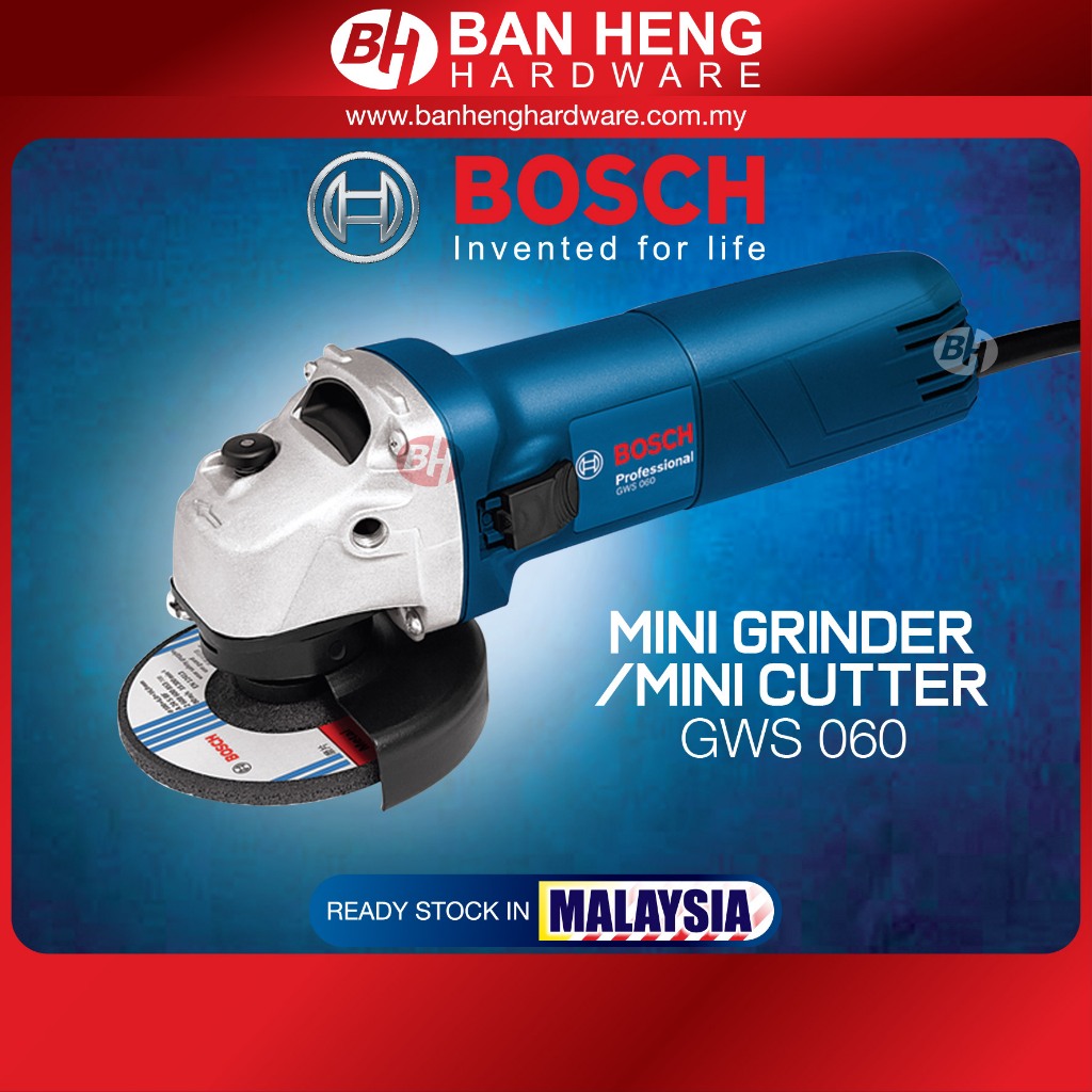 BOSCH ANGLE GRINDER 4" GWS 060 (670W) Shopee Malaysia