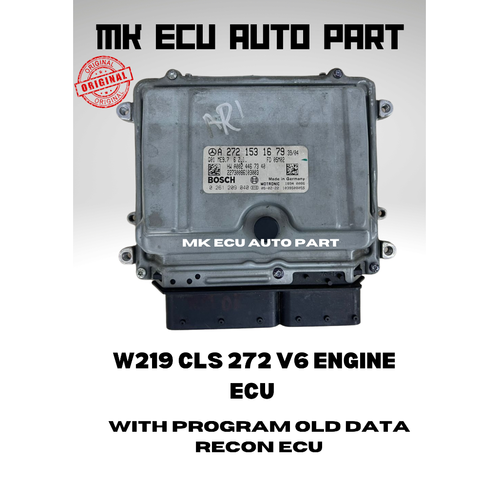 W219 CLS 272 ENGINE ECU V6 SIAP PROGRAM | Shopee Malaysia