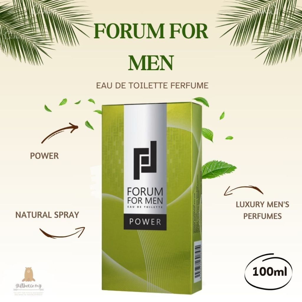 Forum For Men Eau De Toilette Perfume Power Sprint or Champ 100