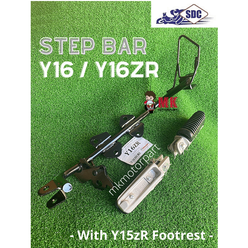 [ Y16 ] BAX Front Step Bar Yamaha Y16zR / Besi Pemijak Footrest Kaki