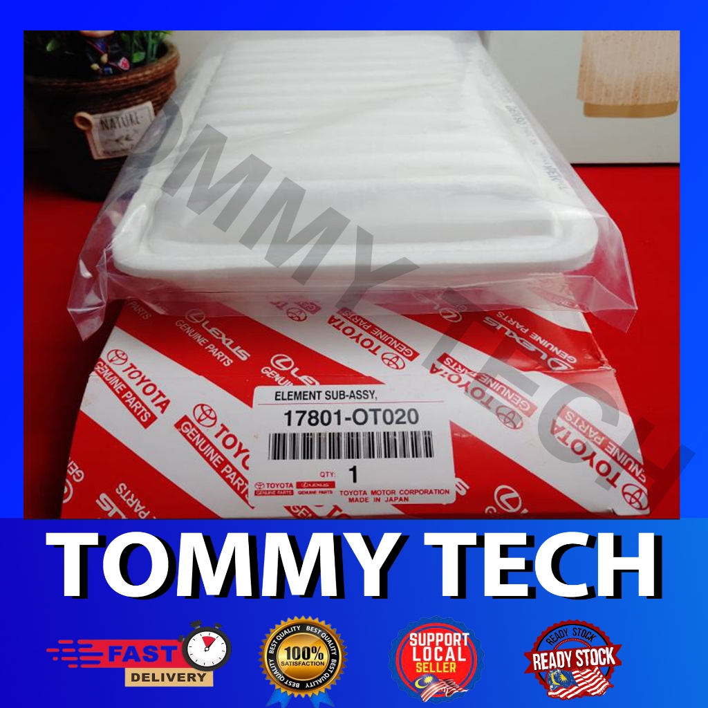 AIR FILTER TOYOTA VIOS NCP93 ALTIS ZZE142 ZRE142 ZRE172 WISH ZGE20