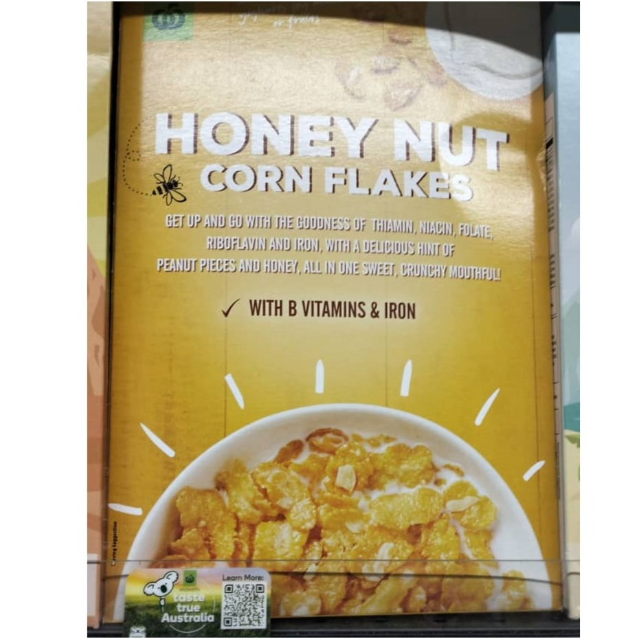 Woolworths Honey Nut Corn Flakes 670G