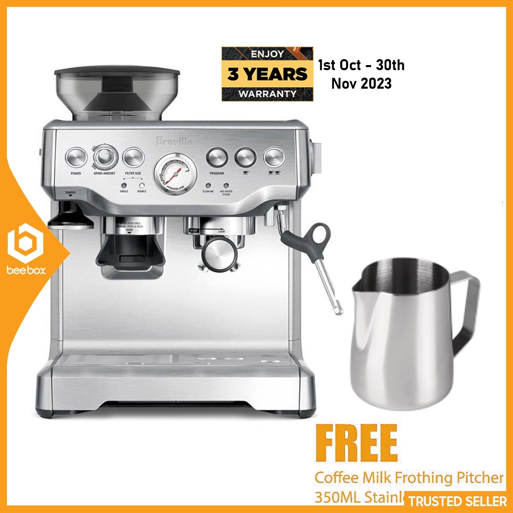 Breville Barista Express Espresso Coffee Machine/Maker [Free Stainless