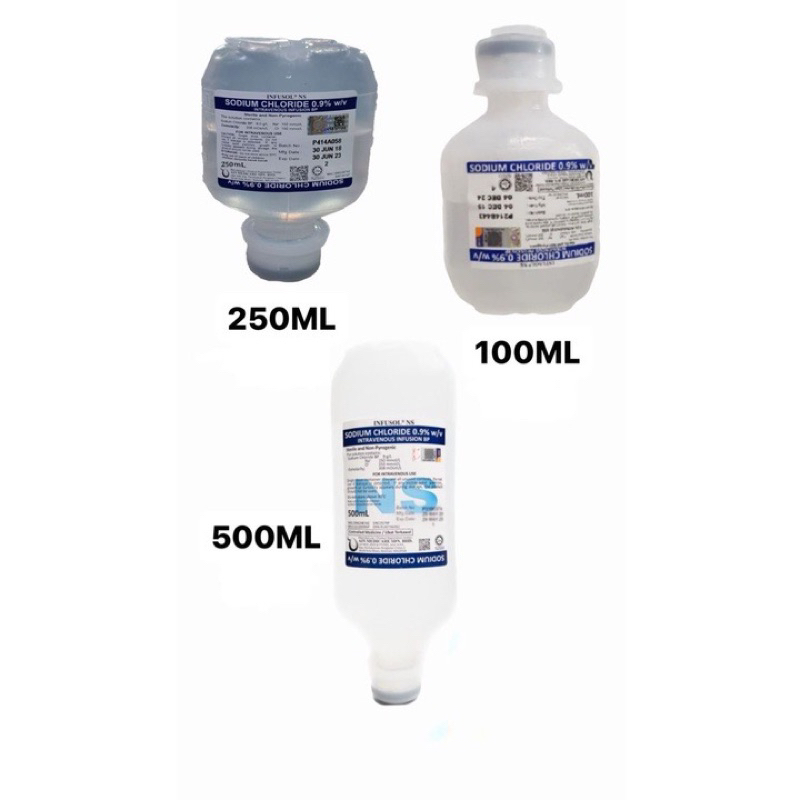 Normal saline 0.9 IV BP Nacl 100ml 250ml 500ml | Shopee Malaysia