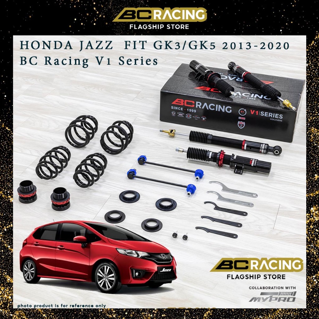 HONDA JAZZ FIT GK3/GK5/GP5 20132020 BC Racing V1 Series High Low Soft