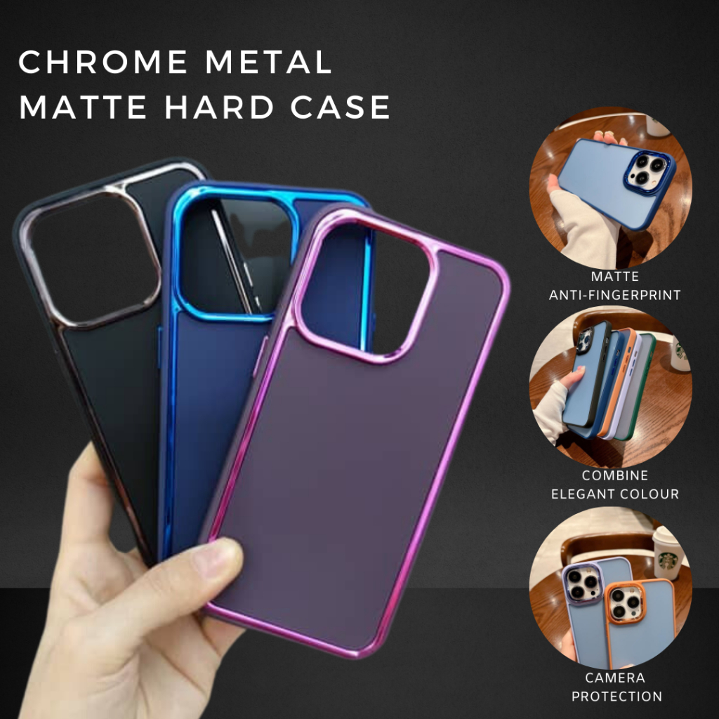 OPPO A98,RENO8T,RENO5F,RENO2F,A93,A92 4G/5G CHROME METAL PRO MATTE ...