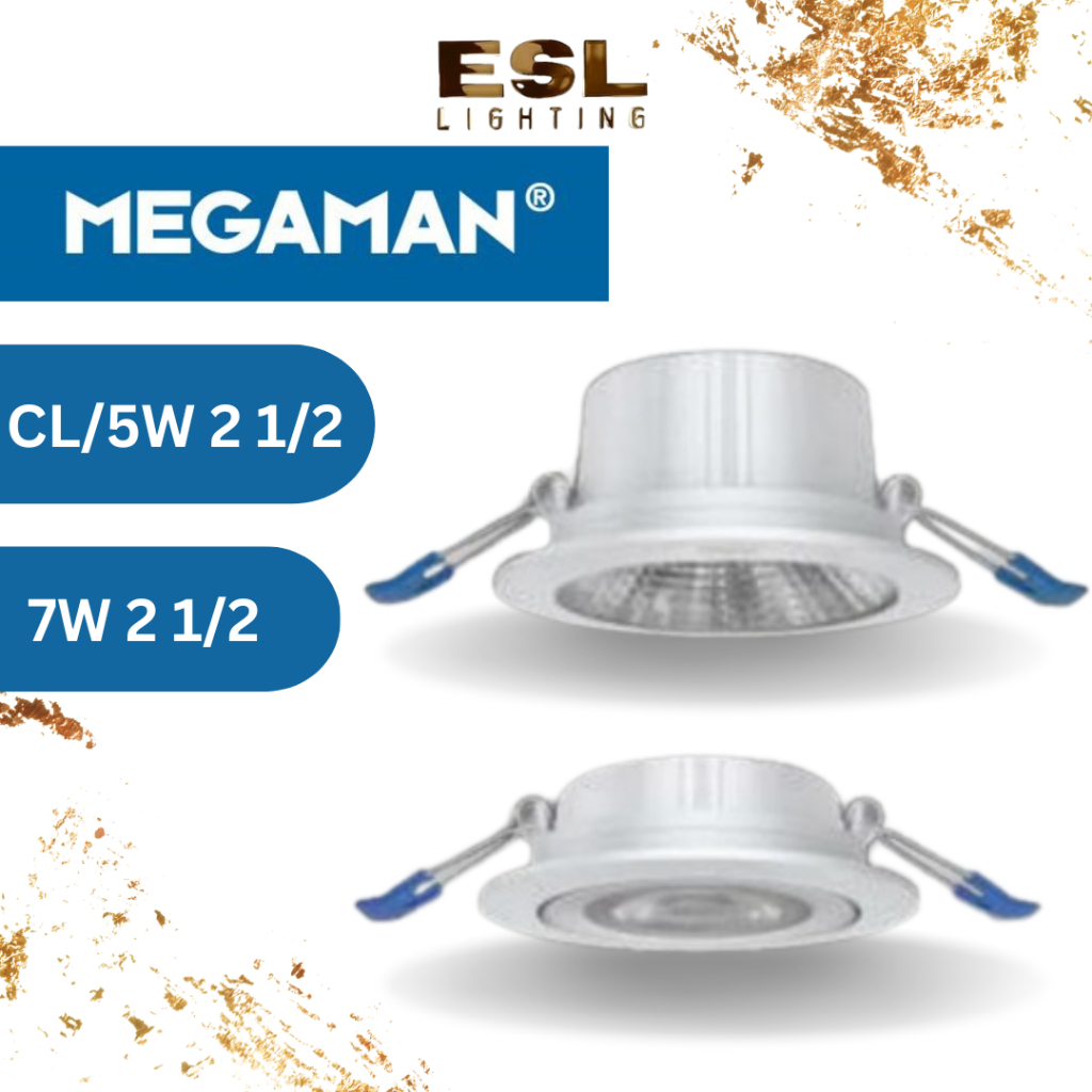 ESL LIGHTING MEGAMAN LED Eyeball 7W 5W, 3000K 4000K, Saving Eyes care ...
