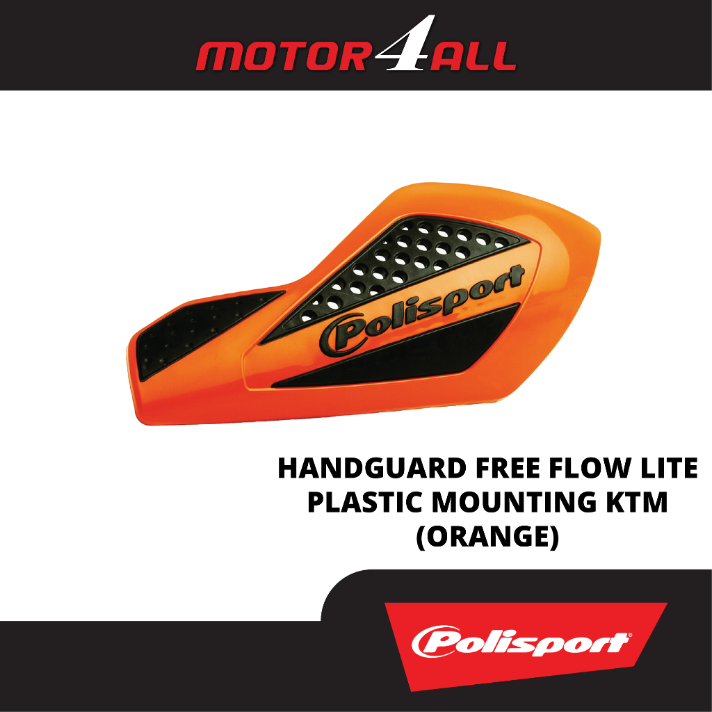 Protezioni Forcella Polisport Per Moto KTM - In Polipropilene Antiturto, Colore Arancione, Senza Bulloneria