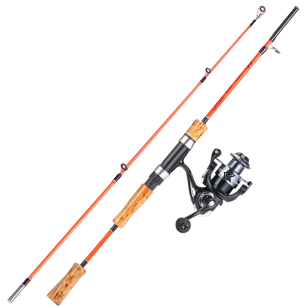 Sougayilang 1 Set Ice Fishing Rod Reel Combo, Including 2 Sections  Lightweight Ice Fishing Rod, 5.2:1 Gear Ratio Fishing Reel With Foldable  Handle