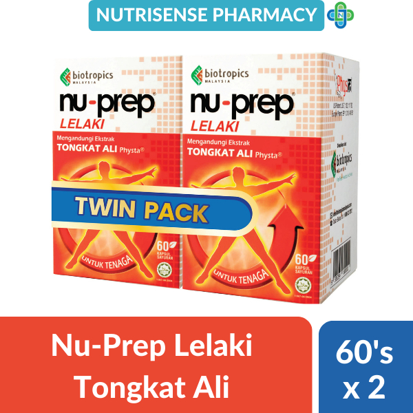 NU PREP LELAKI Tongkat Ali Extract Capsule 60's Or 60'sx2 | Shopee Malaysia