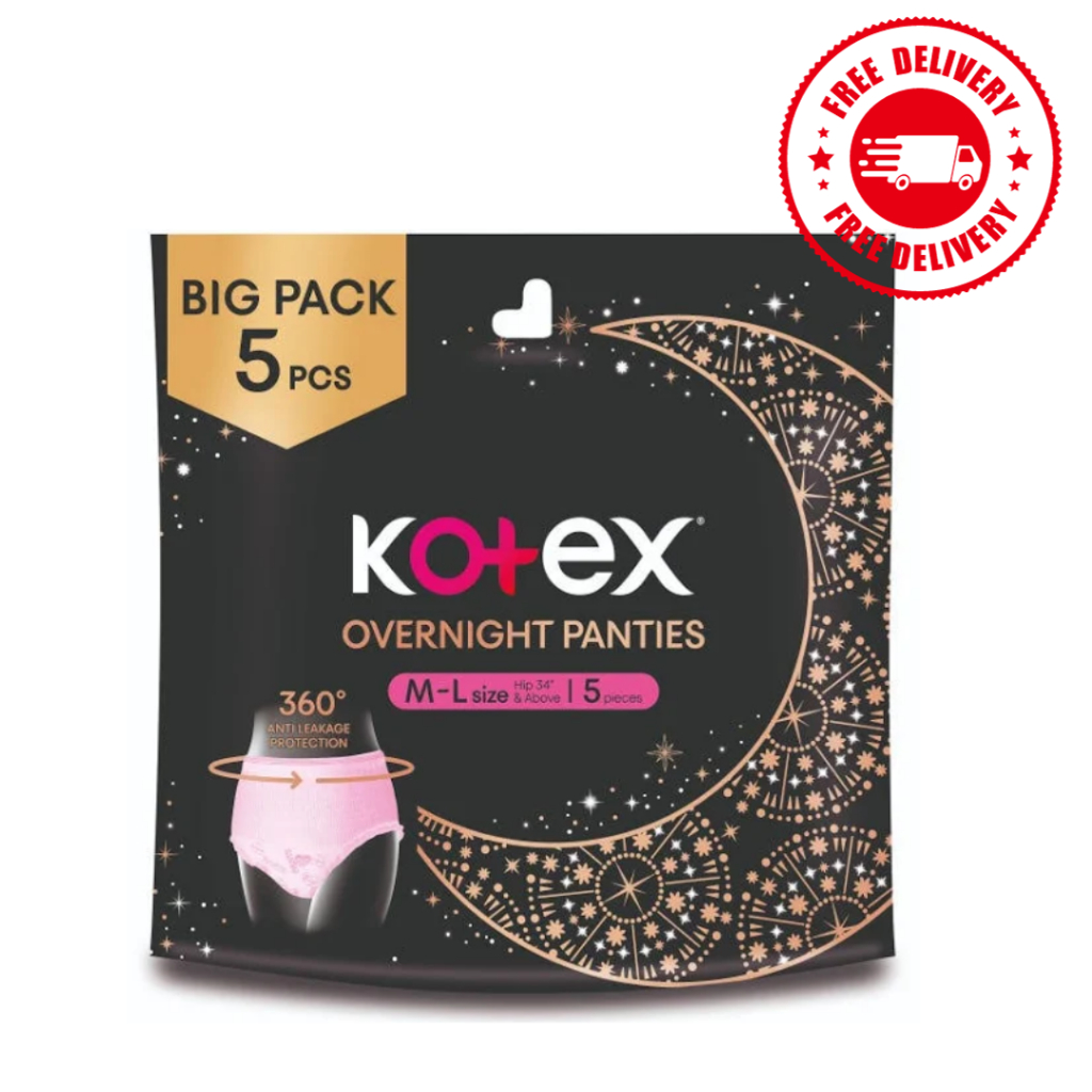 [FREE SHIPPING] KOTEX Overnight Panties 5S Shopee Malaysia