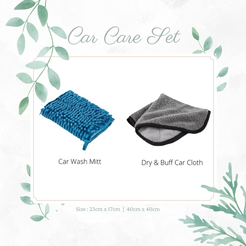 Norwex Car Care Set Car Wash Mitt Dry and Buff Car Cloth Shopee Malaysia