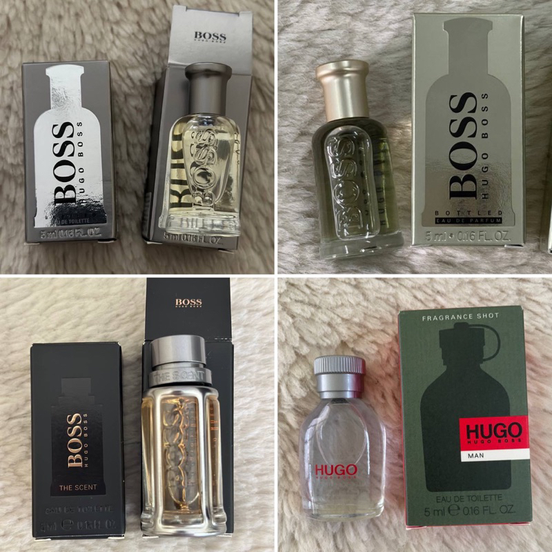 Hugo boss perfume best sale miniature