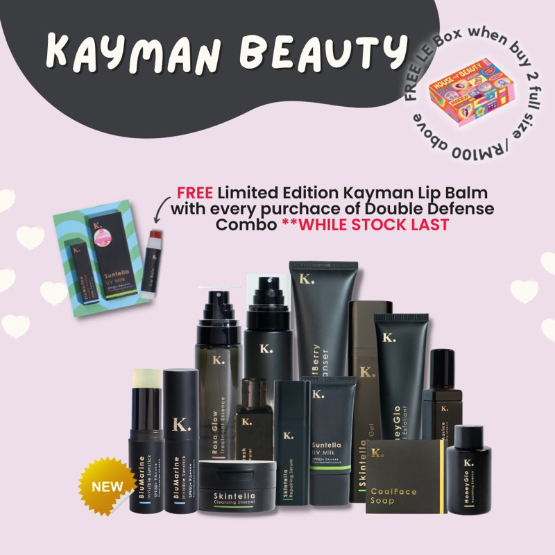 KAYMAN Blue Marine Sunstick Ampoule Essence Coalface Soap Coalberry