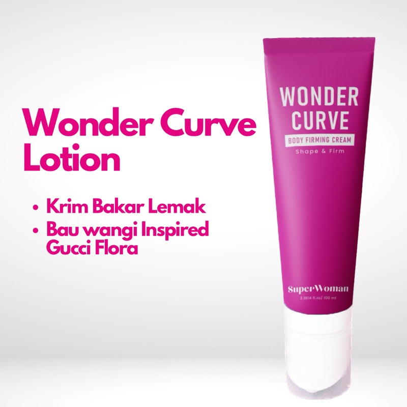 Superwoman Hq Wonder Curve Body Firming Lotion Bakar Lemak Perut Fat