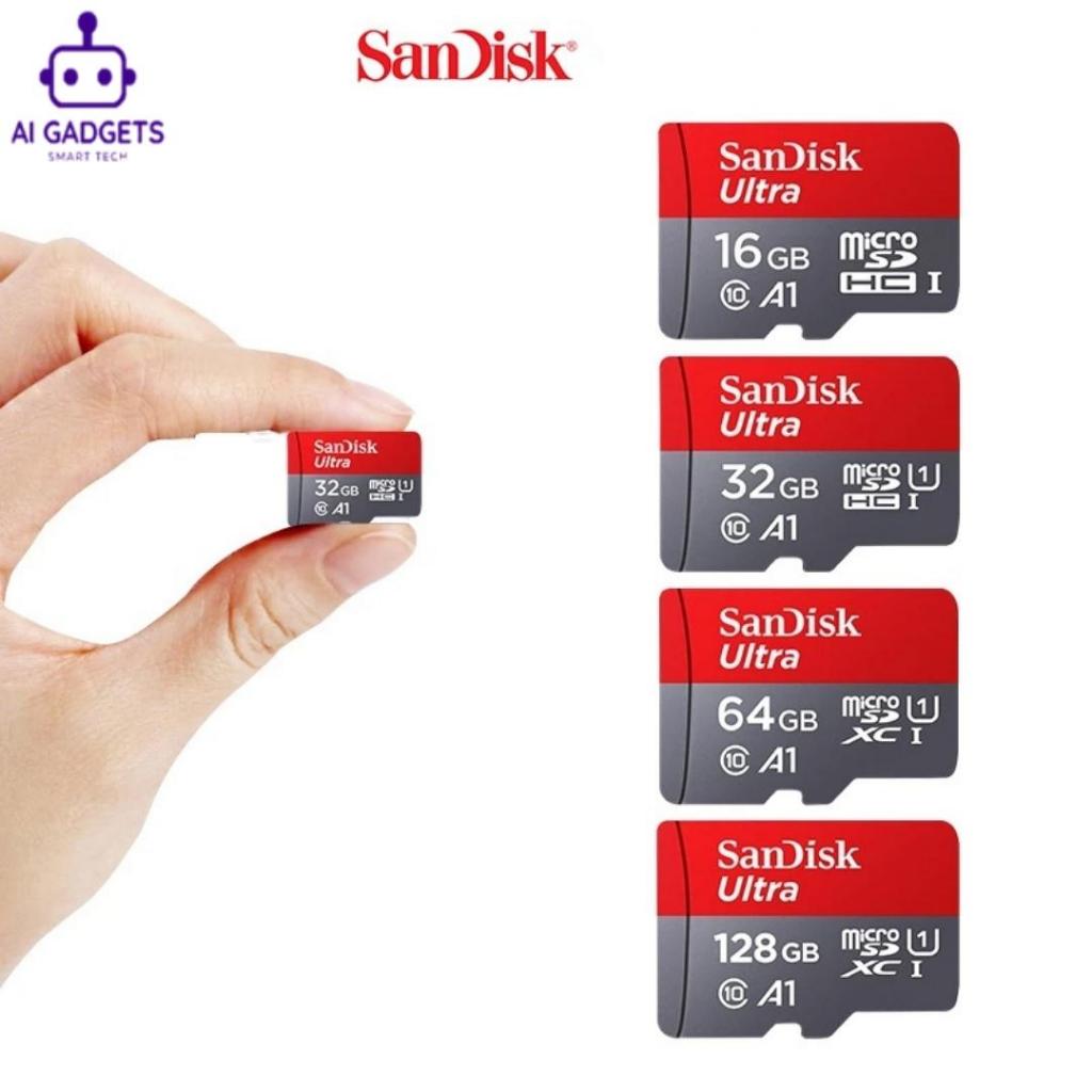 SanDisk Ultra Class 10 Micro SD Card (16GB/32GB/64GB/128GB/256GB