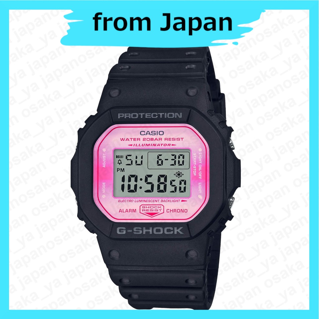 Casio Watch G Shock Sakura Storm Series DW 5600TCB 1JR Men s Black Direct from Japan Shopee Malaysia