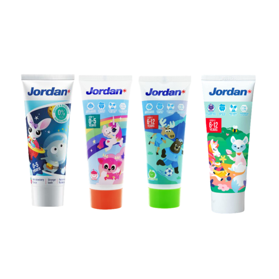 Free Pharmacy Jordan Children Toothpaste Step 75g (Lychee / Strawberry ...