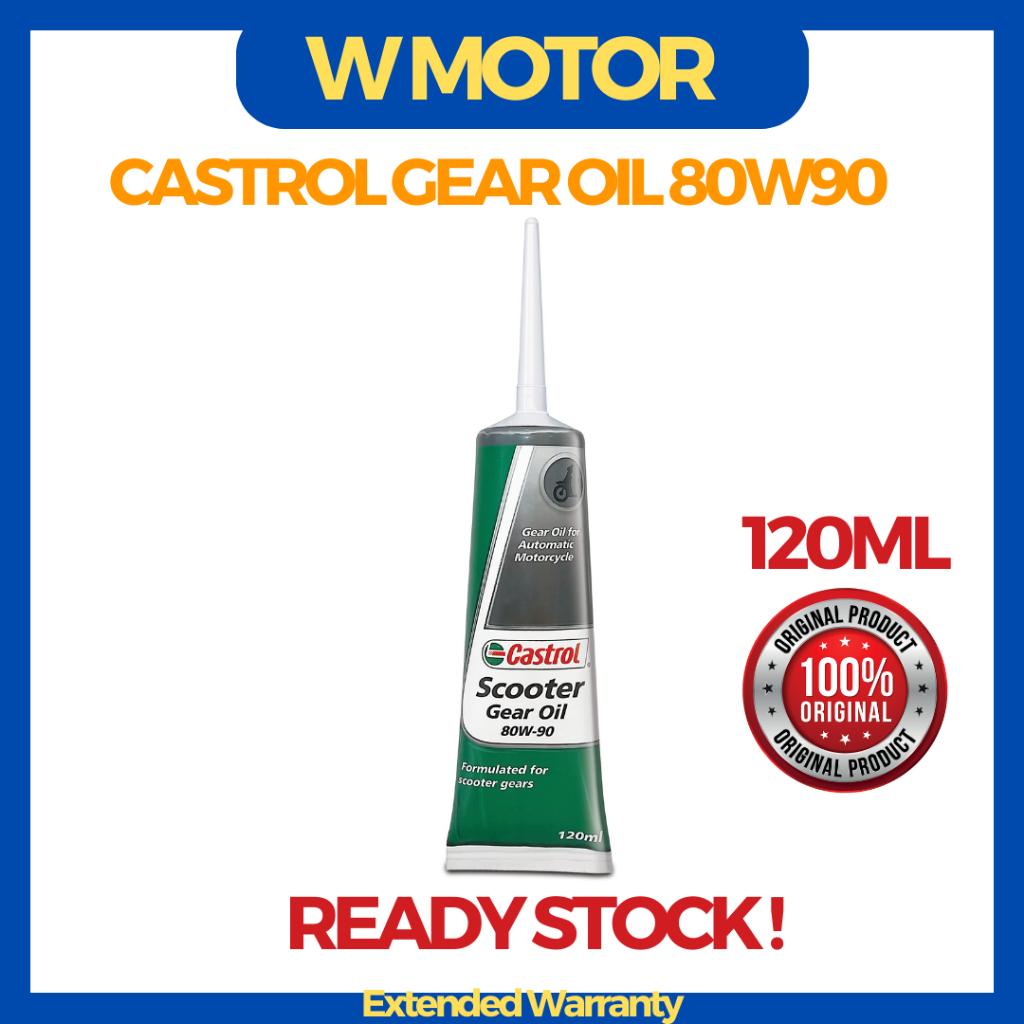 CASTROL SCOOTER GEAR OIL 80W90 120ML Shopee Malaysia