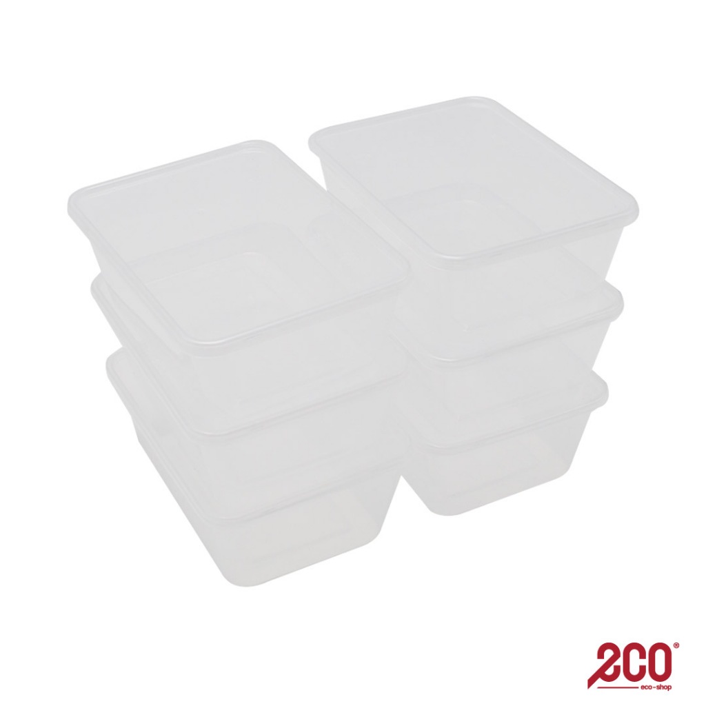 Casa Disposable Rectangular Food Container (6pcs/pack) - AE-L012-T03-03 ...