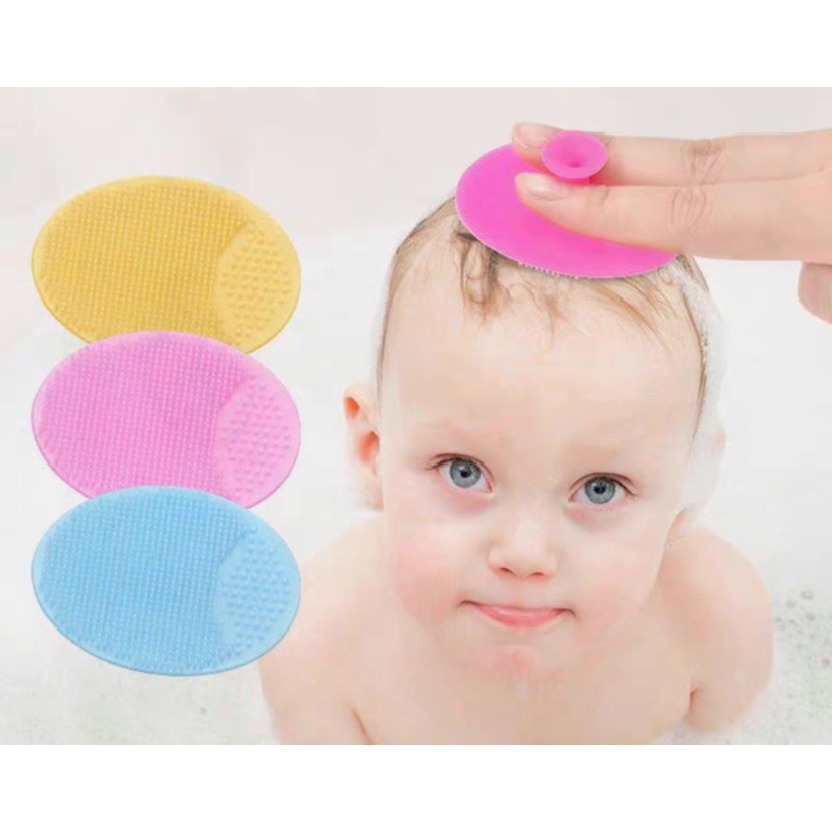Baby Bath Accessories Body/Hair Silicone Brush / Berus Silikon Bayi