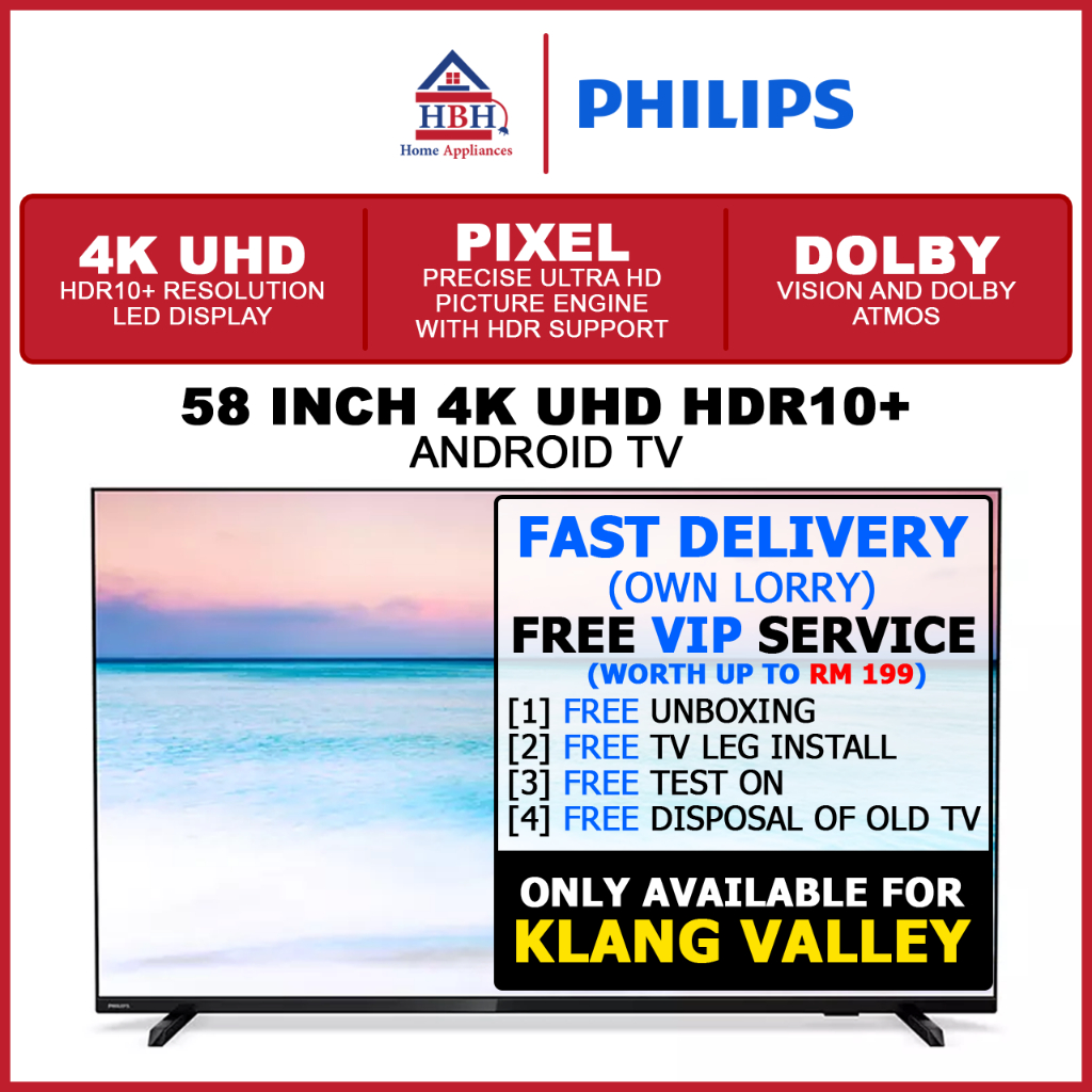 Philips 58 4K Ultra HD HDR LED Smart TV | 58PUS7505/12