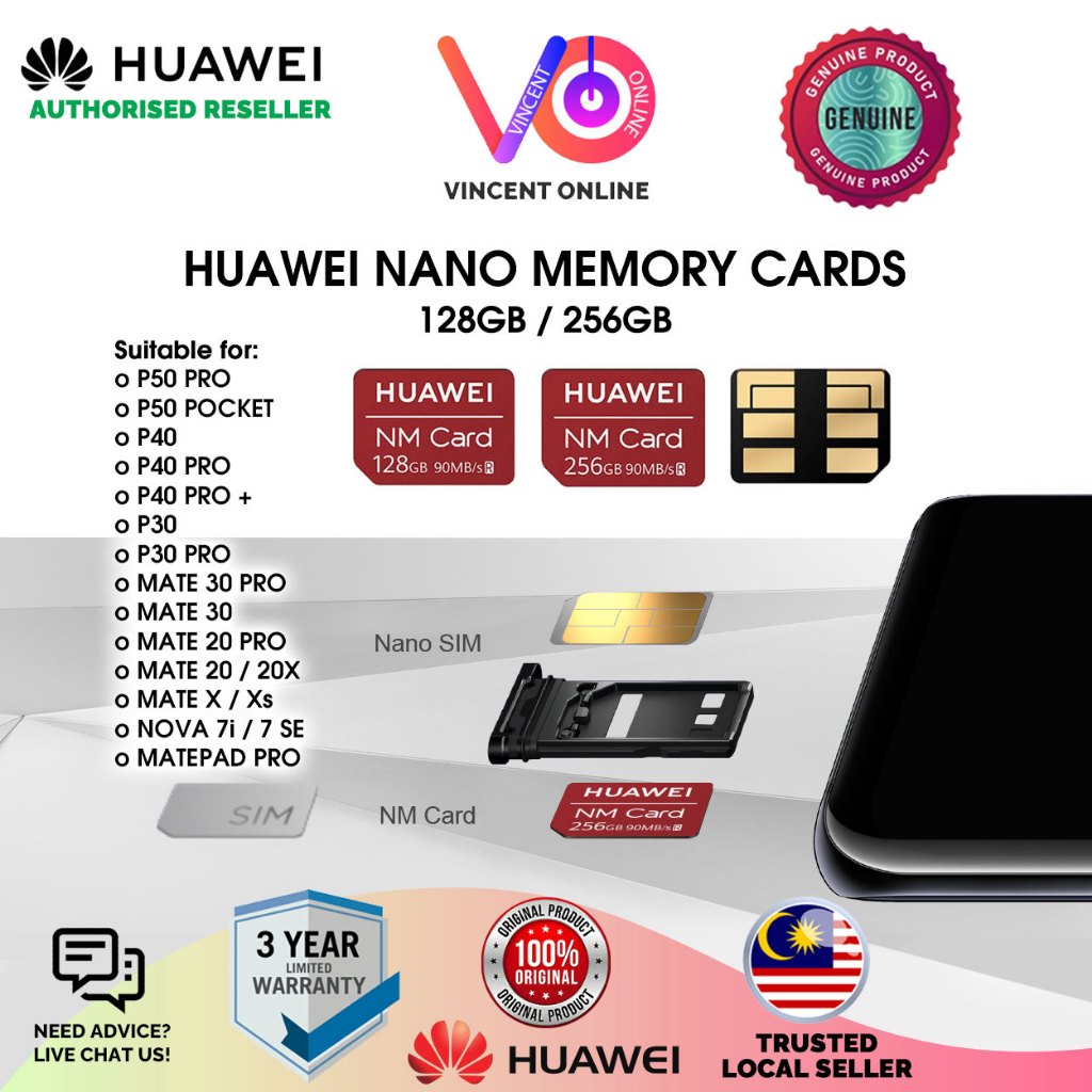 HUAWEI Nano Memory Card 128GB
