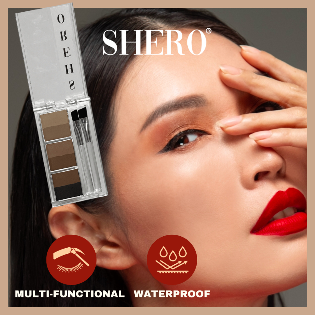 Shero Official High Definition 6 Colors Eyebrow Powder Waterproof Can Be Used As Nose & Eye