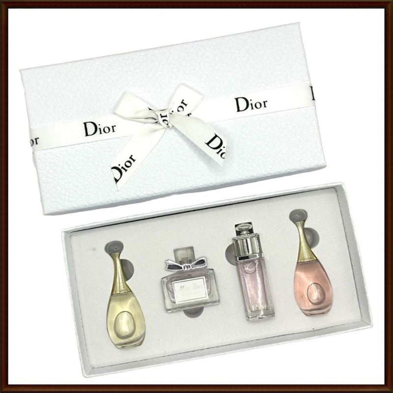 Dior (White) Limited Edition Guilter 4in1 Gift Set 4x5ml (Original