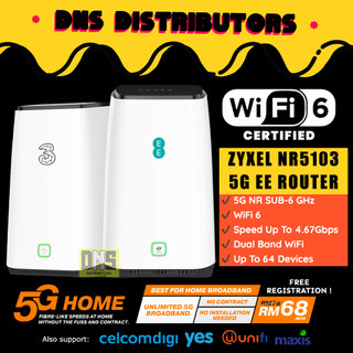 5G Umobile Yes HOME Broadband Zyxel NR5103E Modem 5G EE / 3UK Network ...
