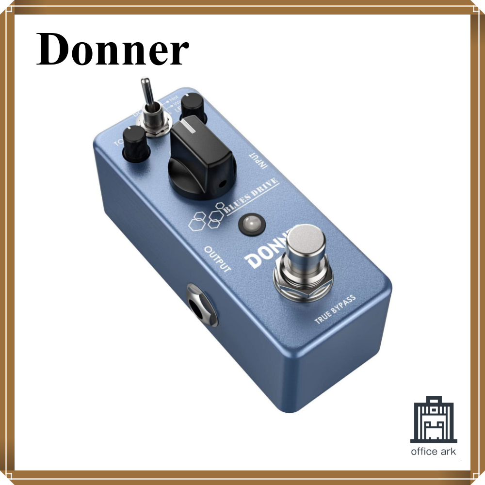 Donner Blues Drive Overdrive Guitar Effects Pedal Distortion Pedal