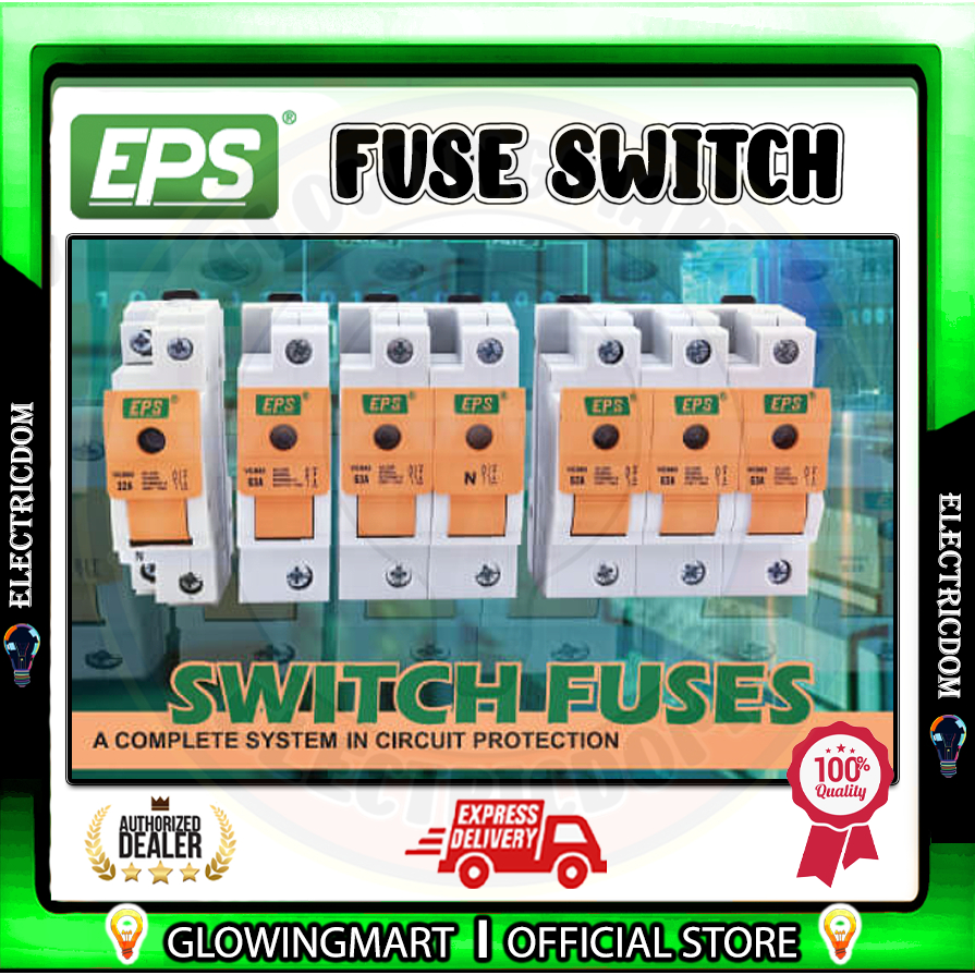 EPS MAIN SWITCH FUSES 32A 1P+N / 32A 3P / 63A 1P / 63A 1P+N / 63A 3P
