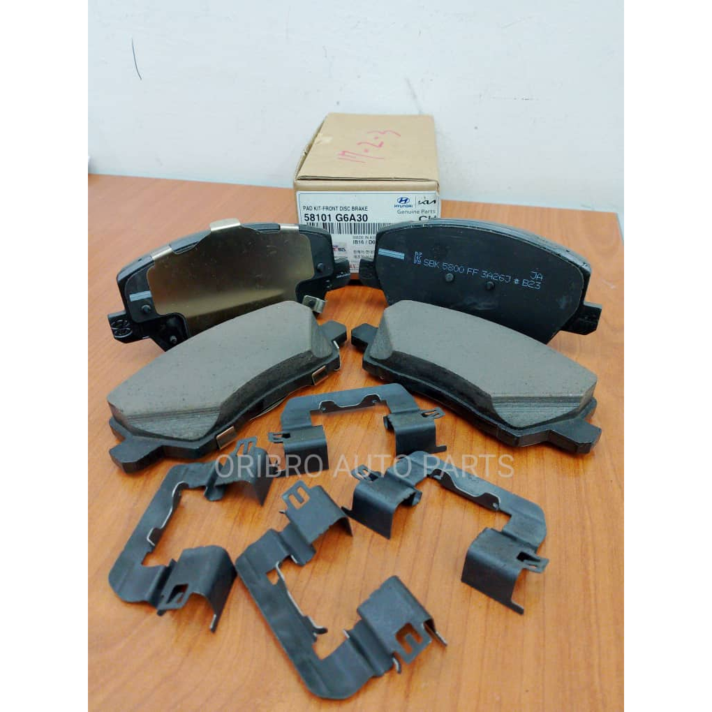 58101 G6A30 Front DISC Brake Pad Kit for 2018 2019 Kia Picanto Shopee
