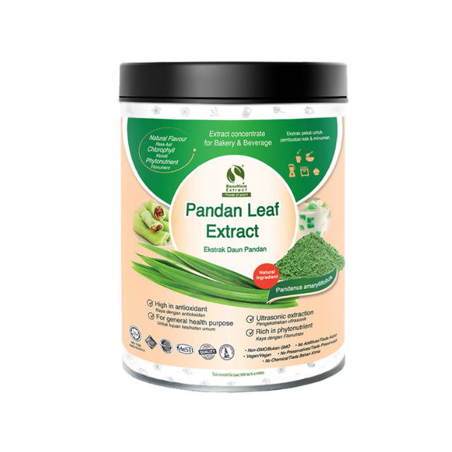 Pure Pandan Leaf Extract Powder Bakery Cordial & CocktailSoothing