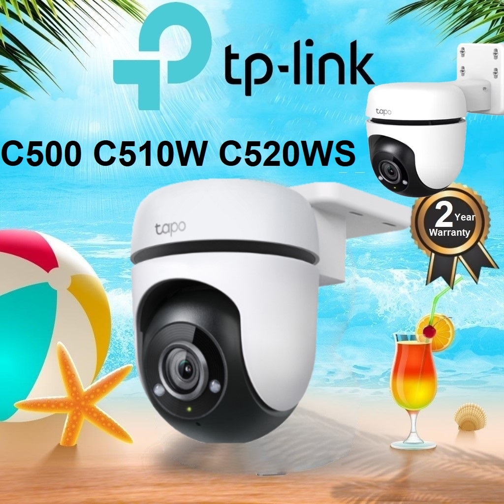 TP- Link Tapo C500 Out 360 Pan/Tilt Security Wi-Fi Camera, Twin