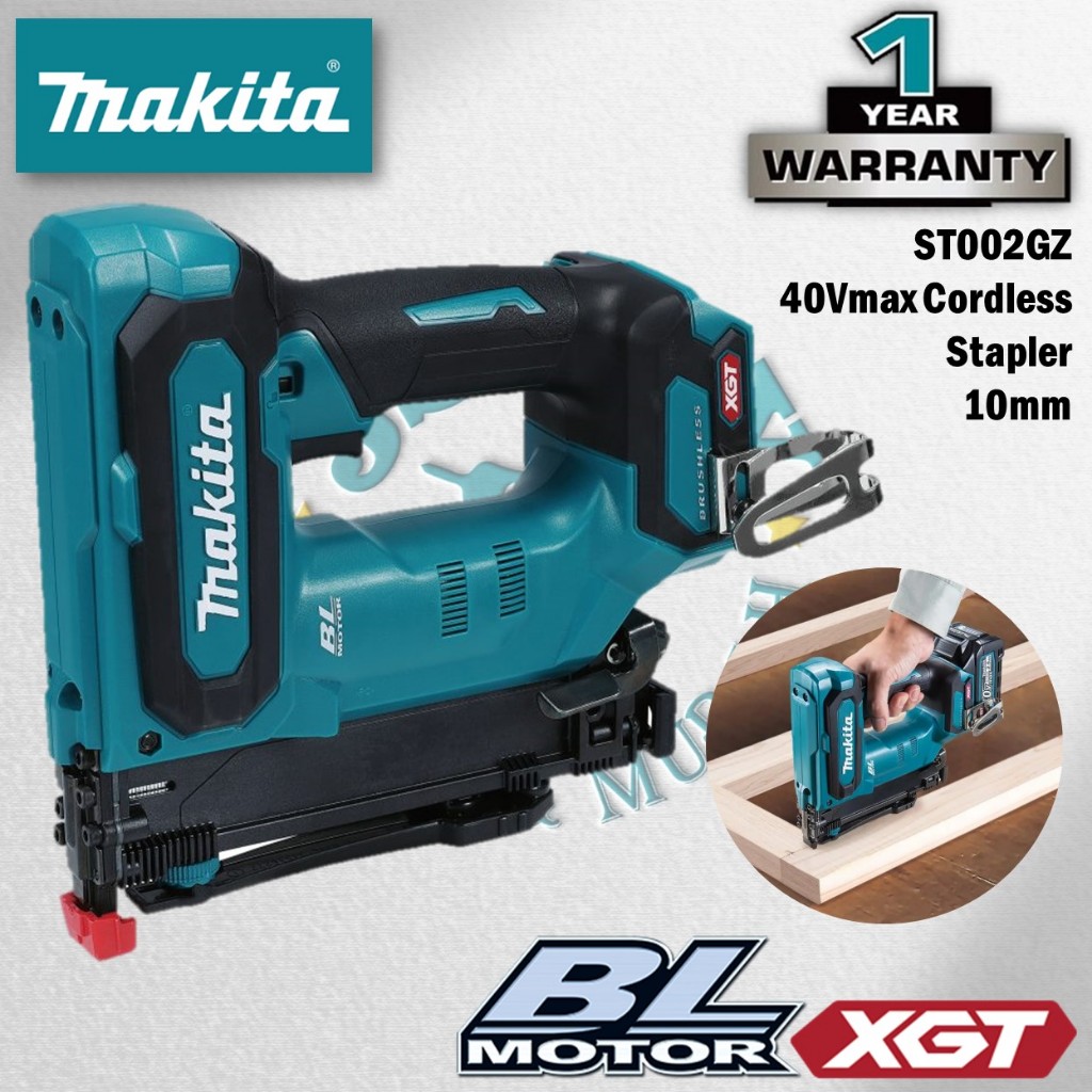 MAKITA ST002GZ 40Vmax Cordless Stapler 10MM Shopee Malaysia