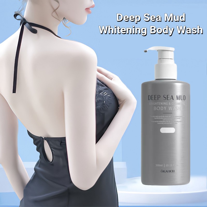 sabun lumpur putih deep sea mud body wash lumpur gunung berapi pemutih