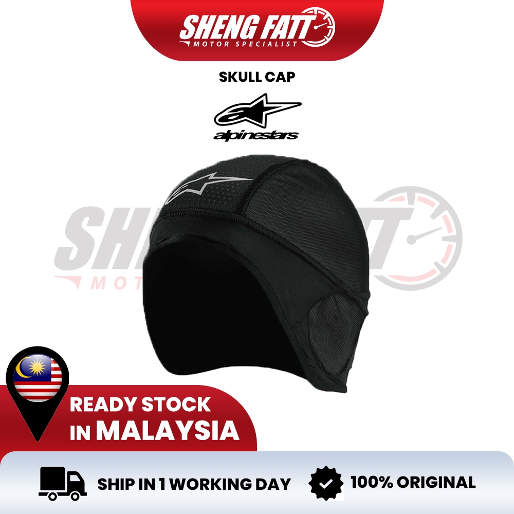 Alpinestars Skull Cap Beanie (Free Size) Shopee Malaysia