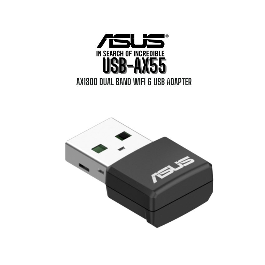 Asus USB-AX55 Nano AX1800 Dual Band WiFi 6 USB Adapter | Shopee Malaysia