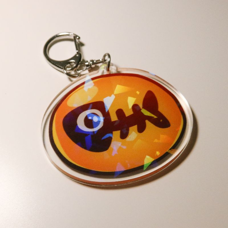 Salmon Run Golden Egg Acrylic Keychain /Splatoon / Art by Marshiro