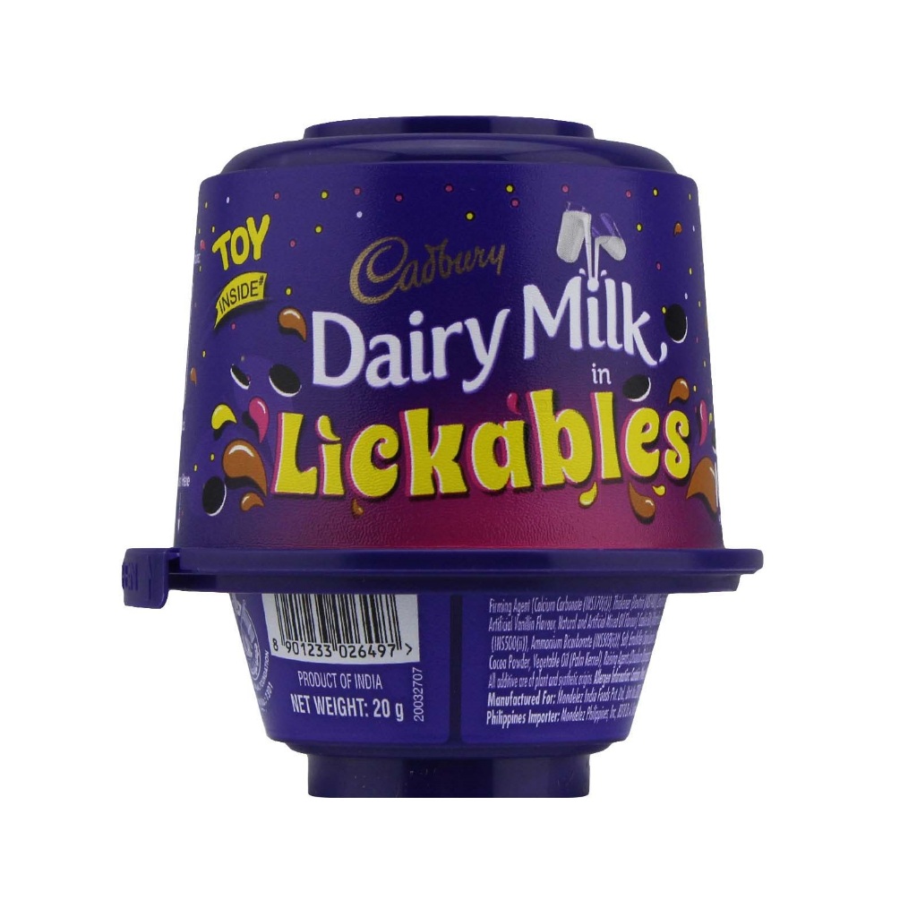 Cadbury Dairy Milk Lickables Chocolate 20g Shopee Malaysia