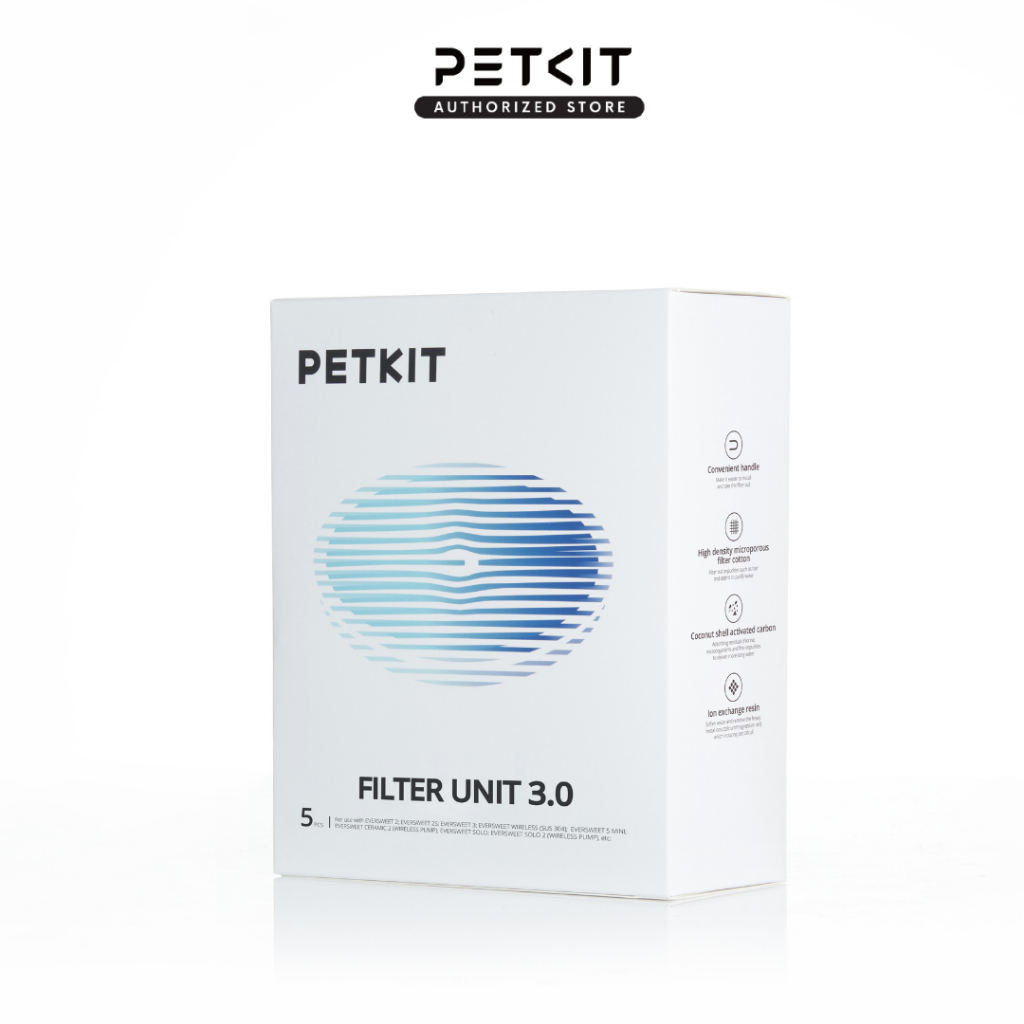PETKIT Water Fountain Filter Unit 3.0 For Eversweet Series (5 PCS ...