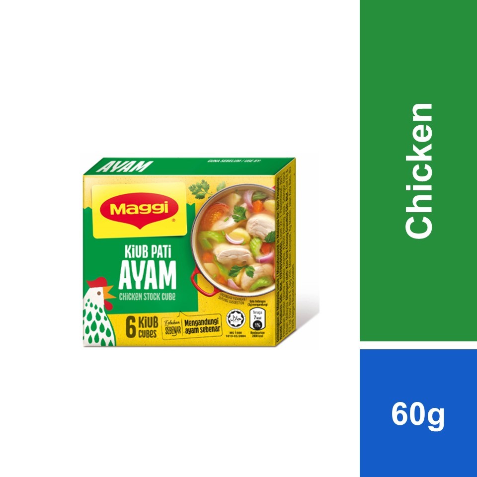 Maggi Chicken Stock Cube 60g Shopee Malaysia