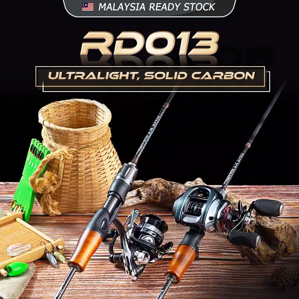 MR.T】CHIXI Ultralight Joran Solid Carbon UL Fishing Rod Spinning