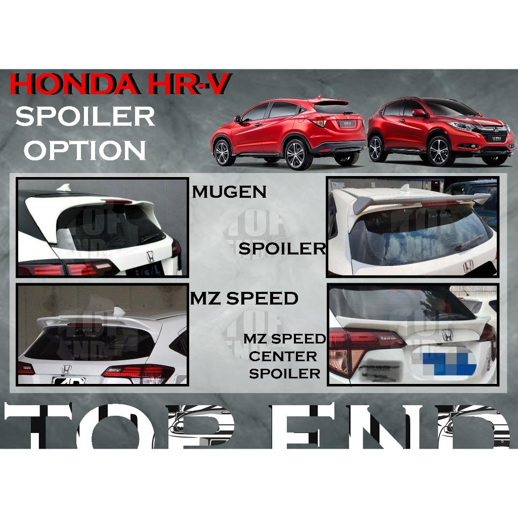 HONDA HRV(MUGEN/CENTER SPOILER/MZ SPEED) HRV ROOF WING TOP SPOILER