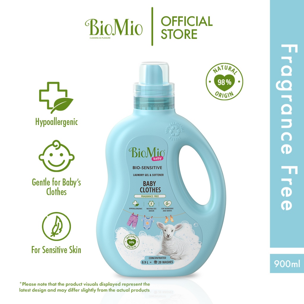 BioMio Baby BioSensitive Laundry Gel & Fabric Softener for Baby