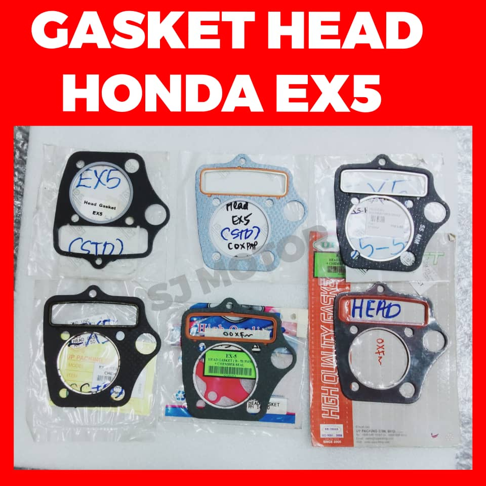 HONDA EX5 HEAD GASKET STD /B-53.5MM /55MM-57MM HEAD GASKET+CHEMBER SEAL ...