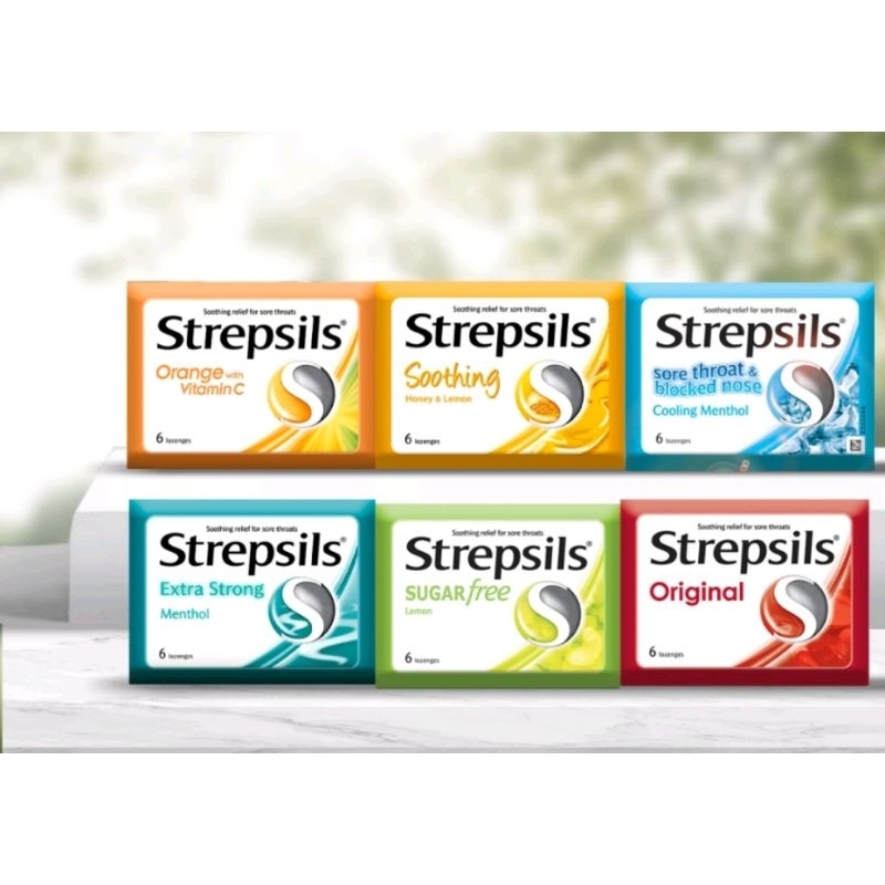 (exp 2026) Strepsils antibacterial lozenges 6s original & sugar free ...