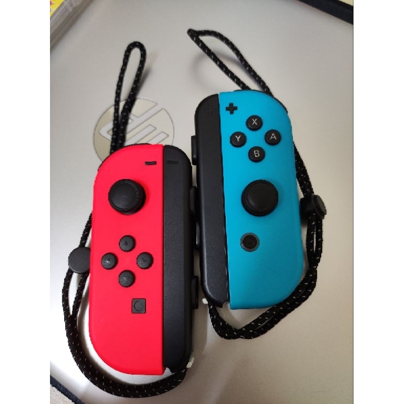 Original Nintendo Switch Neon Joycons + straps | Shopee Malaysia